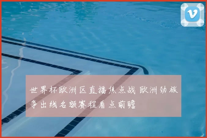 世界杯欧洲区直播焦点战 欧洲劲旅争出线名额赛程看点前瞻